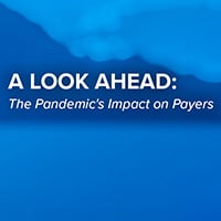 A Look Ahead: The Pandemic’s Impact on Payers thumbnail with eviti blue