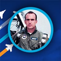 1988 Photo of Ray Wright as an Air Force Pilot